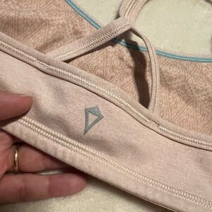 Ivivva size 12 lightly padded versatile bra. Tank to cross back